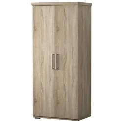 Interiax Kledingkast 'Mila' - Sonoma Eik - 2 Deurs - 183x80x52cm