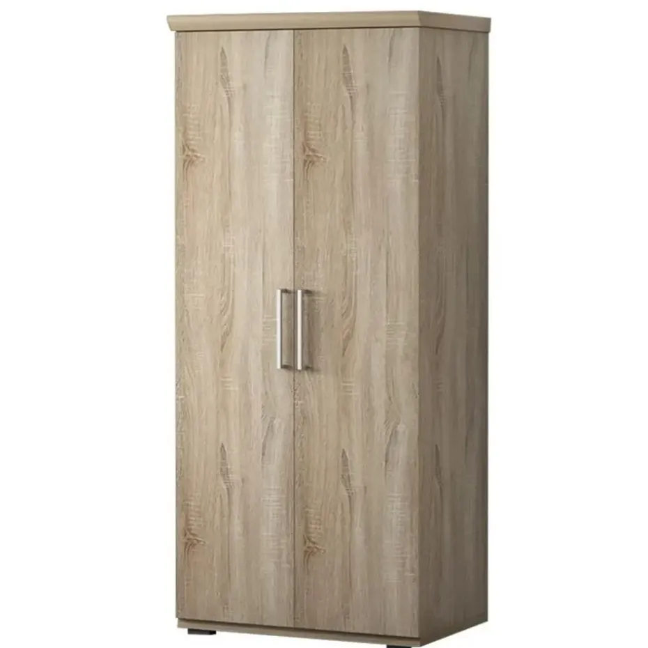 Interiax Kledingkast 'Mila' - Sonoma Eik - 2 Deurs - 183x80x52cm