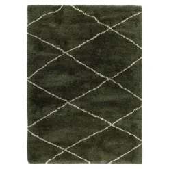 Interieur05 berber vloerkleed Nea groen/cream - 330 x 240 cm