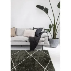 Interieur05 berber vloerkleed Nea groen/cream - 330 x 240 cm