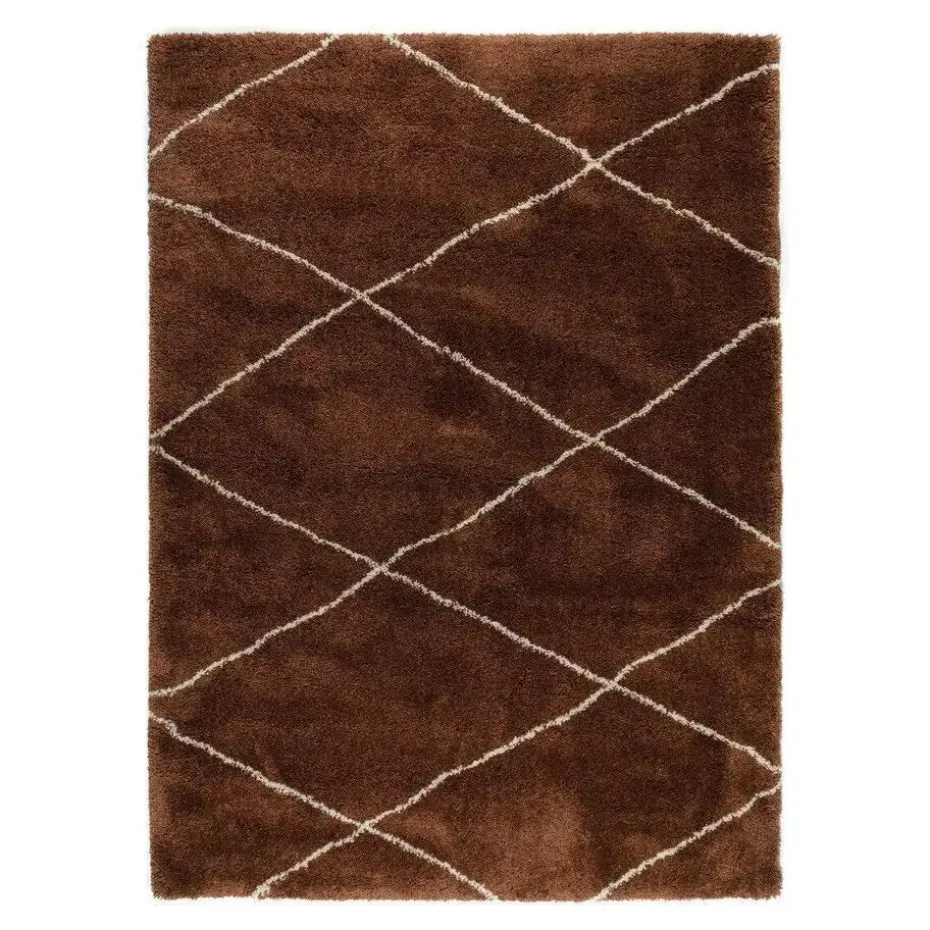 Interieur05 berber vloerkleed Nea roest/creme - 330 x 240 cm