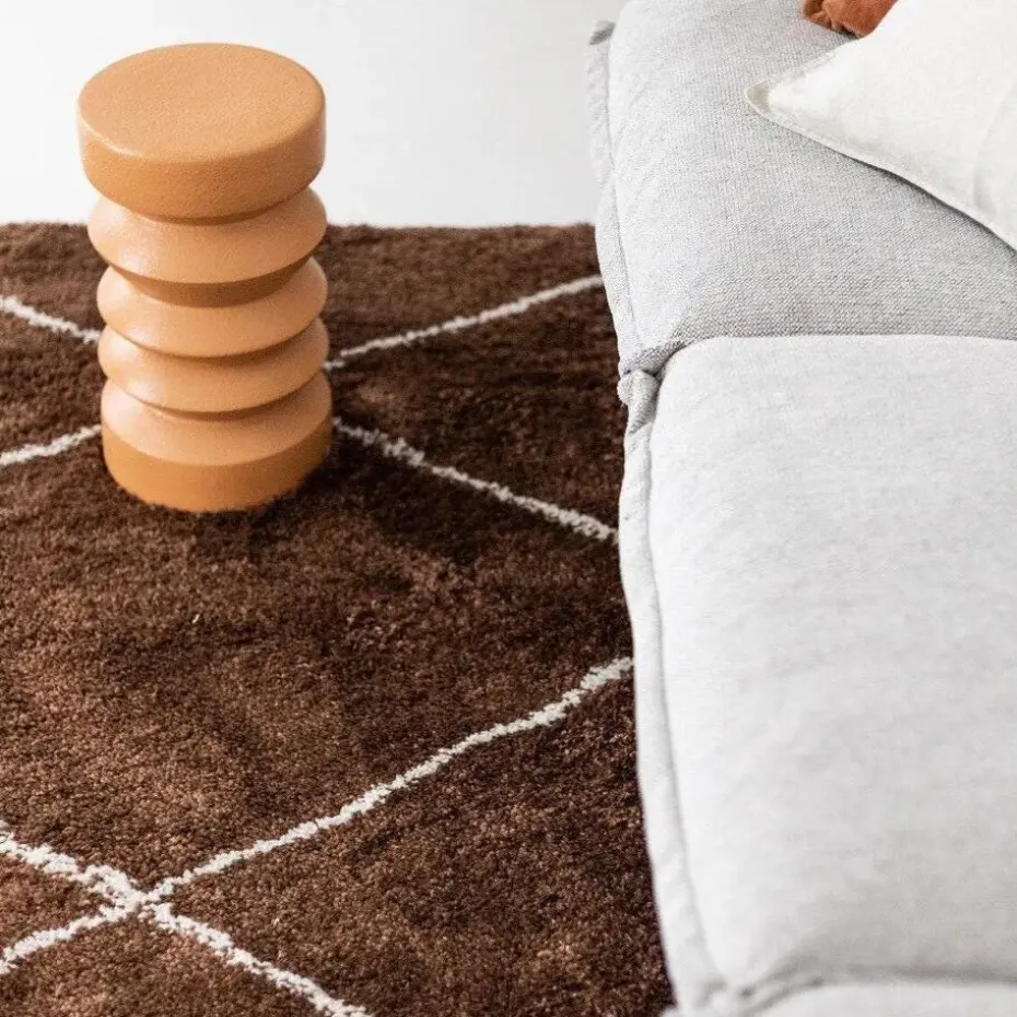 Interieur05 berber vloerkleed Nea roest/creme - 330 x 240 cm