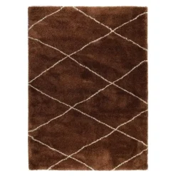 Interieur05 berber vloerkleed Nea roest/creme - 190 x 135 cm