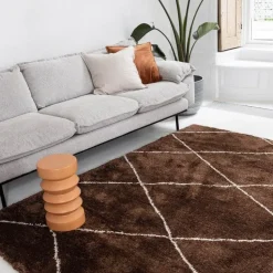 Interieur05 berber vloerkleed Nea roest/creme - 190 x 135 cm