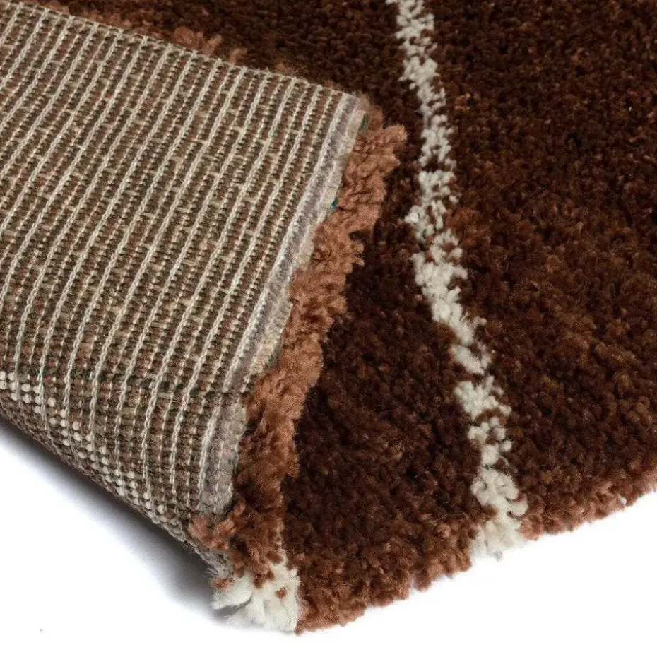 Interieur05 berber vloerkleed Nea roest/creme - 190 x 135 cm