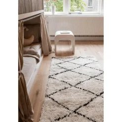 Interieur05 berber vloerkleed Nea wit/zwart - 330 x 240 cm