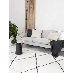 Interieur05 berber vloerkleed Nea wit/zwart - 330 x 240 cm