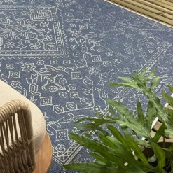 Interieur05 buitenkleed blauw Nova - 290 x 200 cm