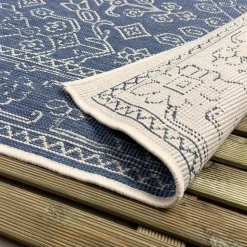 Interieur05 buitenkleed blauw Nova - 290 x 200 cm