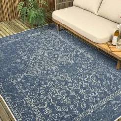 Interieur05 buitenkleed blauw Nova - 290 x 200 cm