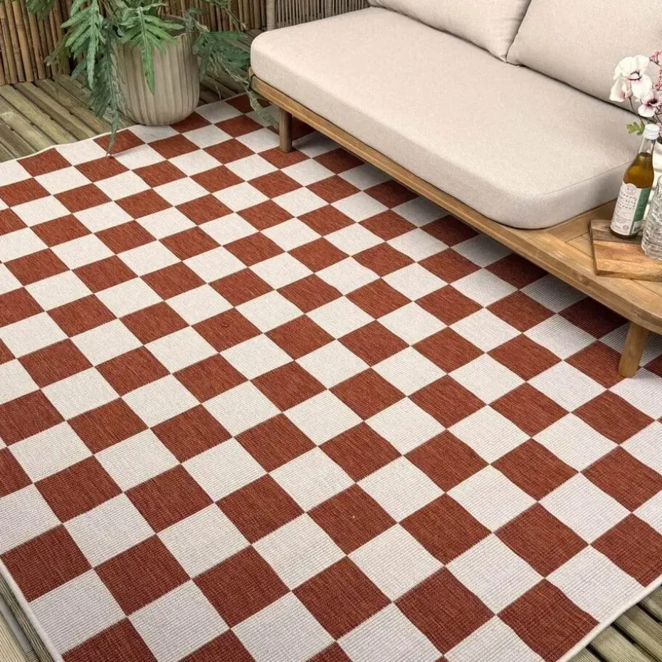 Interieur05 buitenkleed roest Level - 290 x 200 cm