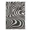 Interieur05 Buitenkleed Swirl Zwart - 290 x 200 cm