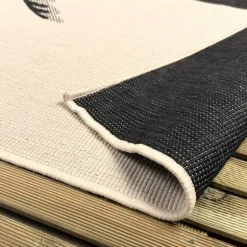 Interieur05 buitenkleed zwart/wit Breeze - 230 x 160 cm