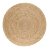Interieur05 EVA Interior rond vloerkleed Jute naturel - 150 x 150 cm