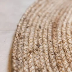 Interieur05 EVA Interior rond vloerkleed Jute naturel - 150 x 150 cm