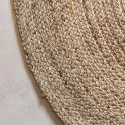 Interieur05 EVA Interior rond vloerkleed Jute naturel - 150 x 150 cm