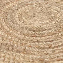 Interieur05 EVA Interior rond vloerkleed Jute naturel - 150 x 150 cm
