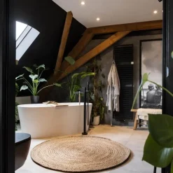 Interieur05 EVA Interior rond vloerkleed Jute naturel - 150 x 150 cm