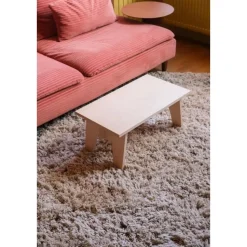 Interieur05 hoogpolig vloerkleed polyester Pilo groen/beige - 240 x 240 cm