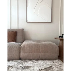 Interieur05 Hoogpolig vloerkleed Odelia beige/wit - 160 x 230 cm