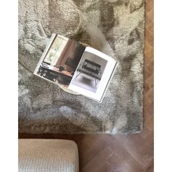 Interieur05 Hoogpolig vloerkleed Odelia beige/wit - 160 x 230 cm