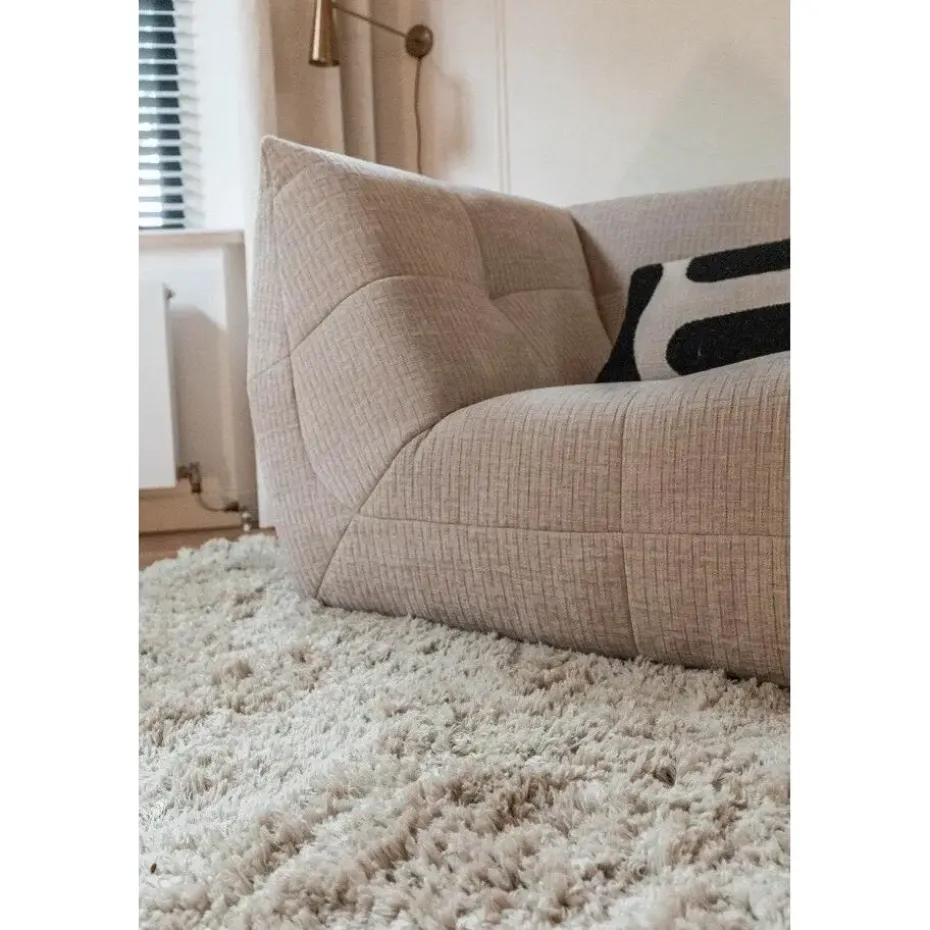 Interieur05 Hoogpolig Vloerkleed Polyester Pilo Beige - 150 x 80 cm