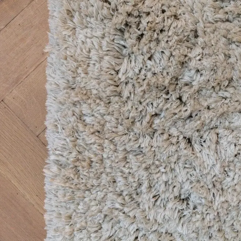 Interieur05 Hoogpolig Vloerkleed Polyester Pilo Beige - 150 x 80 cm