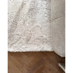 Interieur05 hoogpolig vloerkleed Furr beige - 80 x 140 cm