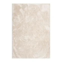 Interieur05 Hoogpolig vloerkleed Odelia beige/wit - 240 x 330 cm