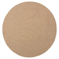 Interieur05 rond buitenkleed jute naturel uni - 240 x 240 cm