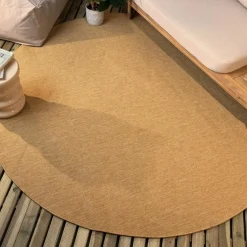 Interieur05 rond buitenkleed geel/okergeel Tone - 200 x 200 cm