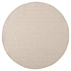 Interieur05 rond buitenkleed jute naturel zigzag - 200 x 200 cm