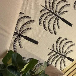 Interieur05 rond buitenkleed zwart/wit Oase - 240 x 240 cm