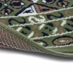 Interieur05 rond vintage vloerkleed Marad groen - 160 x 160 cm