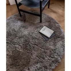 Interieur05 rond vloerkleed Fender grijs/lichtgrijs - 160 x 160 cm