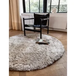 Interieur05 rond vloerkleed Fender wit/creme - 200 x 200 cm