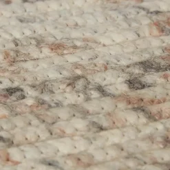 Interieur05 rond vloerkleed Gapo beige/wit - 220 x 220 cm