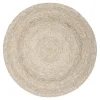 Interieur05 rond vloerkleed Gapo grijs/bruin - 180 x 180 cm