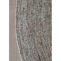 Interieur05 rond vloerkleed Gapo grijs/bruin - 180 x 180 cm