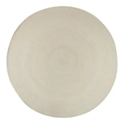 Interieur05 rond vloerkleed Gapo wit - 220 x 220 cm