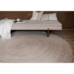 Interieur05 rond vloerkleed Gapo beige - 220 x 220 cm