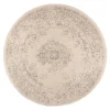 Interieur05 rond vloerkleed Keshan zand/beige - 190 x 190 cm