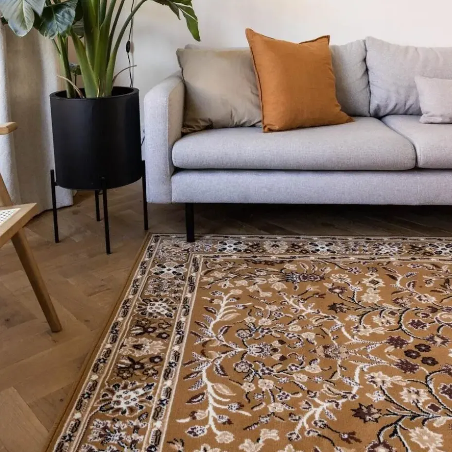 Interieur05 vintage Vloerkleed Nazly Geel - 230 x 160 cm