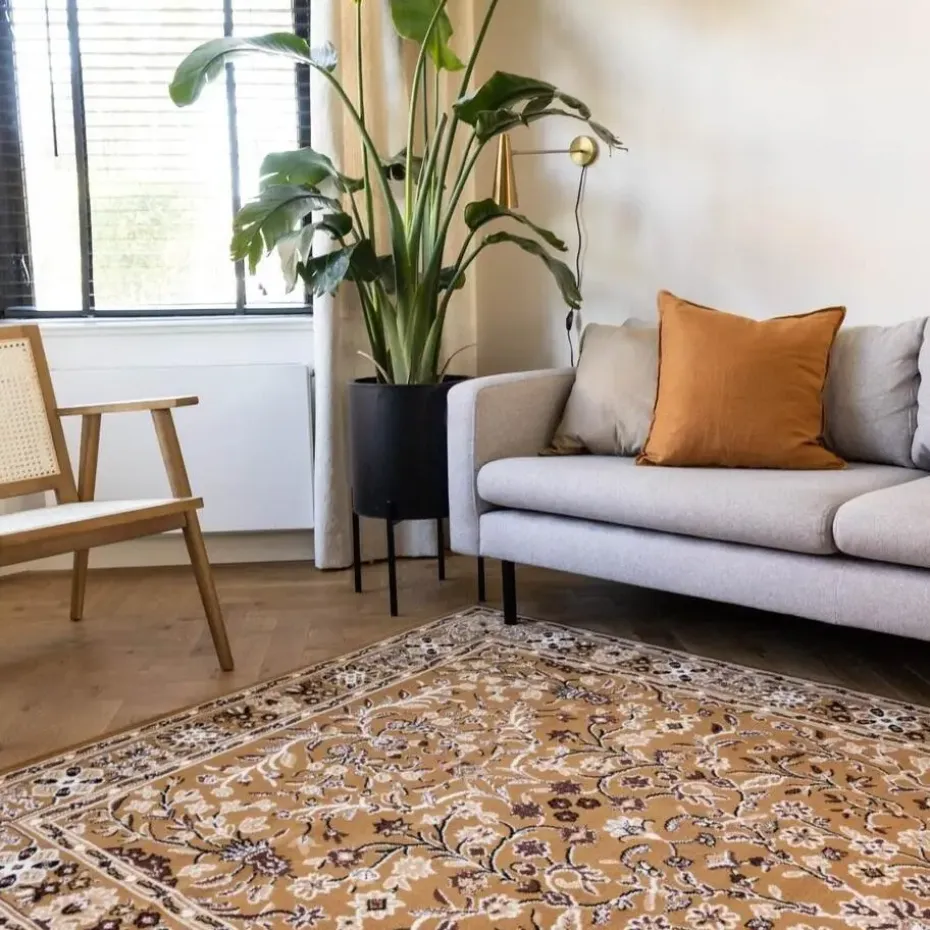 Interieur05 vintage Vloerkleed Nazly Geel - 230 x 160 cm