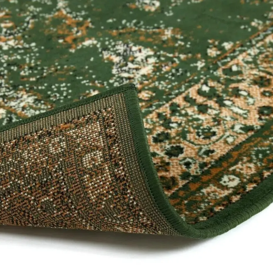 Interieur05 Vintage Vloerkleed Keshan groen - 150 x 80 cm