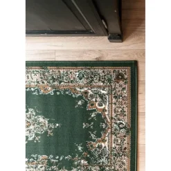 Interieur05 Vintage Vloerkleed Keshan groen - 150 x 80 cm