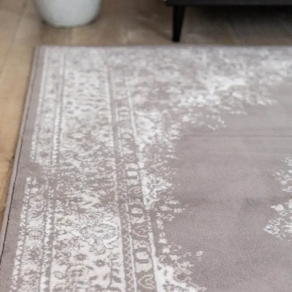 Interieur05 Vintage Vloerkleed Keshan taupe/Bruin - 190 x 280 cm