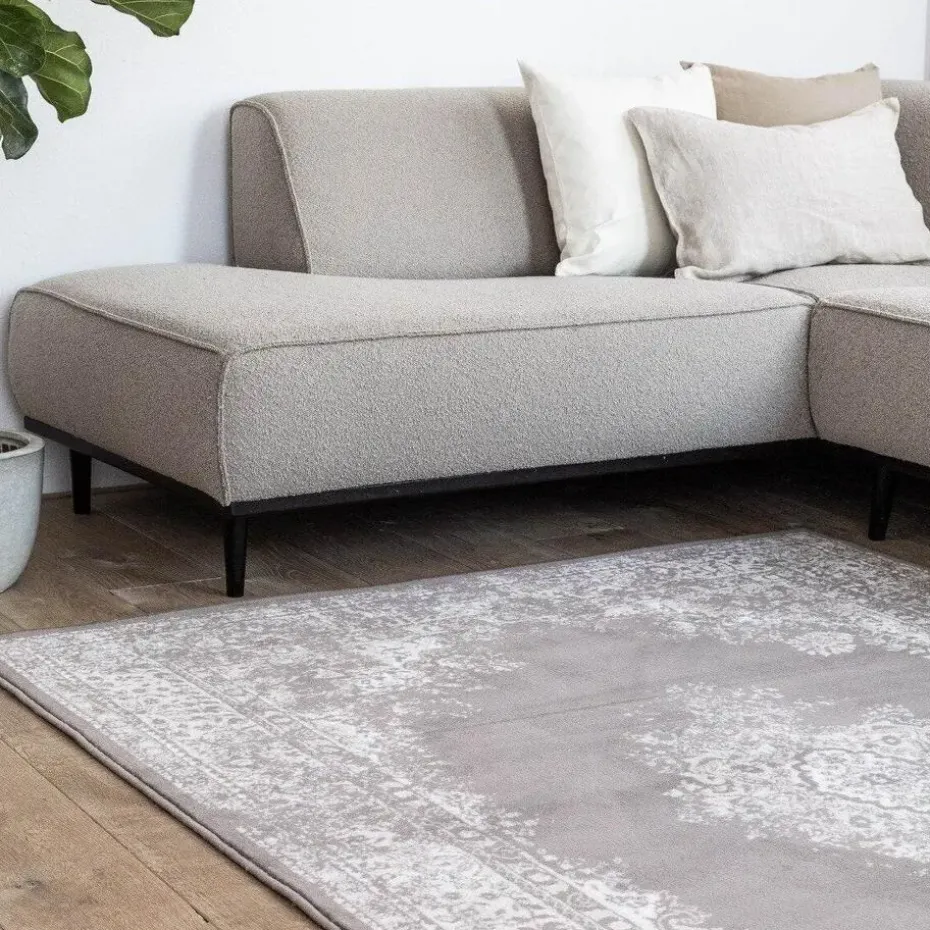 Interieur05 Vintage Vloerkleed Keshan taupe/Bruin - 190 x 280 cm