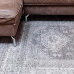 Interieur05 Vintage Vloerkleed Aila Grijs/Roze - 230 x 160 cm