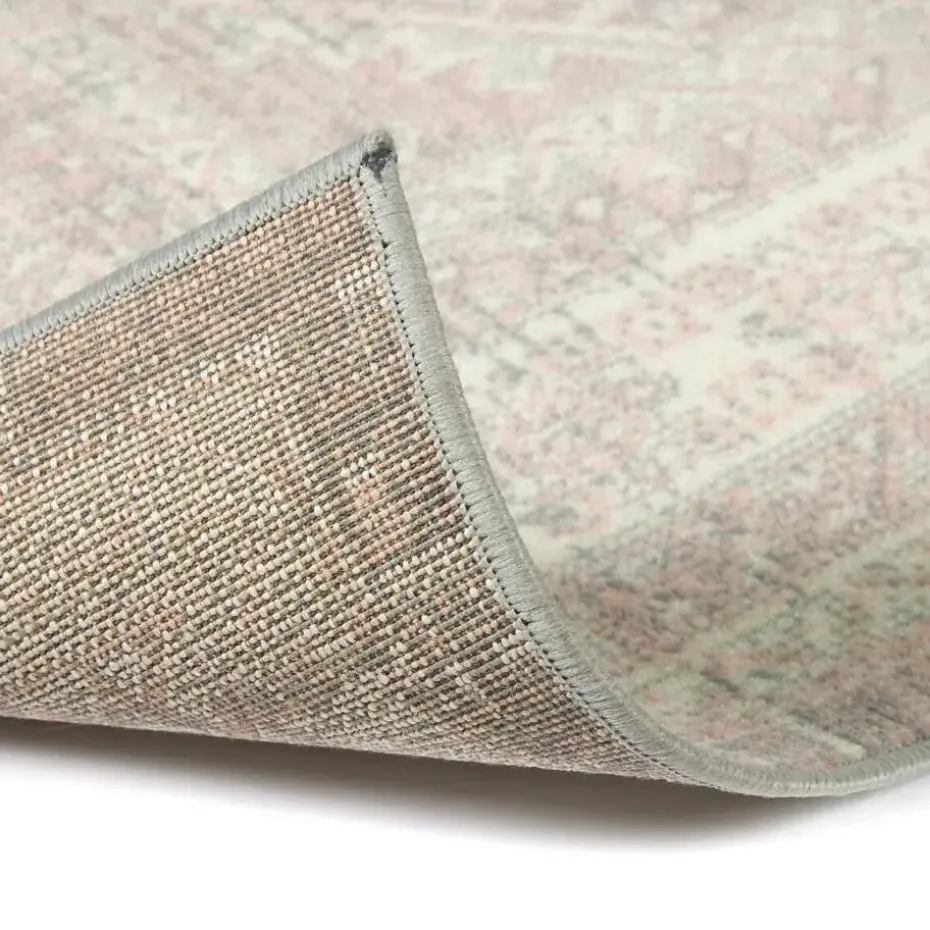 Interieur05 Vintage Vloerkleed Aila Grijs/Roze - 230 x 160 cm
